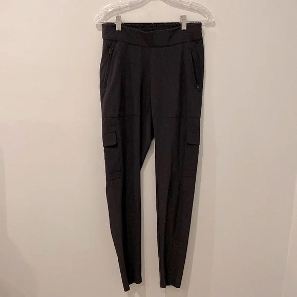 Athleta | Pants & Jumpsuits | Athlete Chelsea Cargo Pants Black Size 4 T  Euc | Poshmark